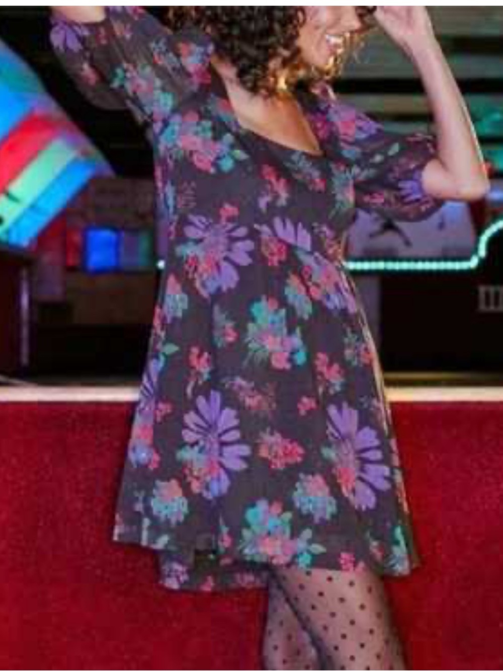 ModCloth Floral Dress